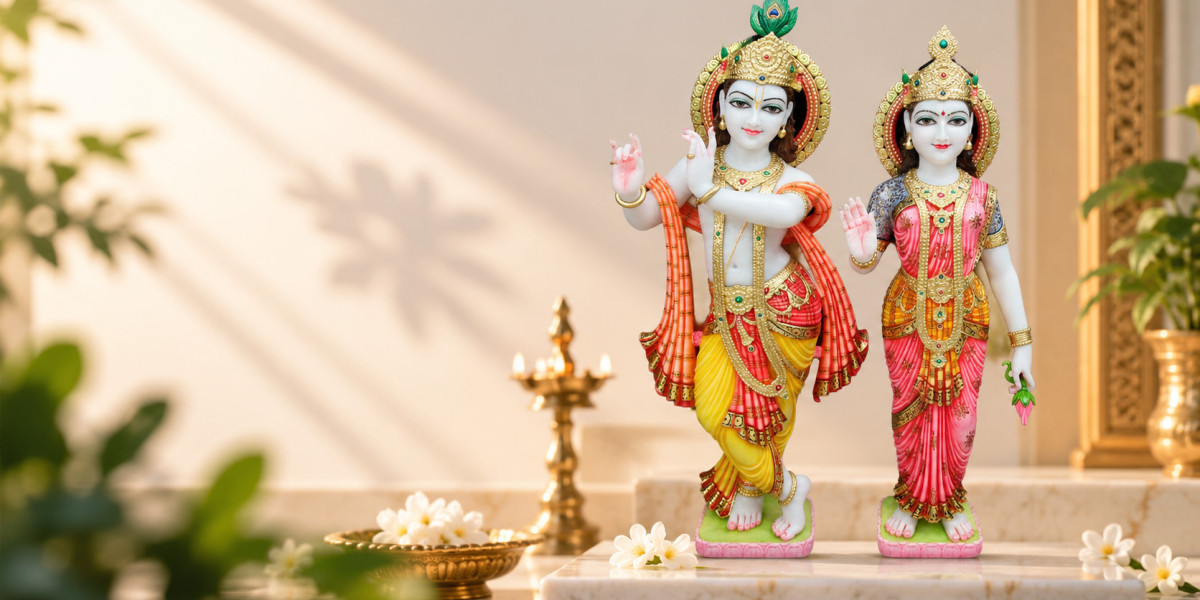 How to Choose the Perfect Radha Krishna Murti for Your Home Temple?